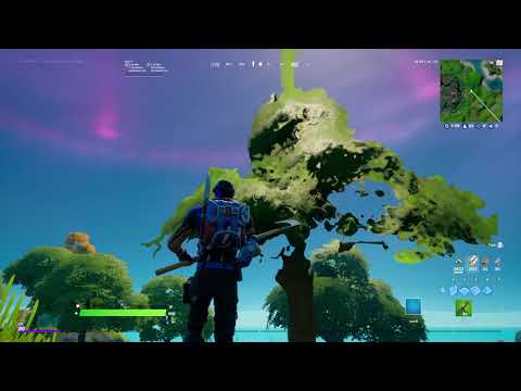 Fortnite Glitched tree