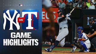 Yankees vs. Rangers Game Highlights (4/27/26) | MLB Highlights