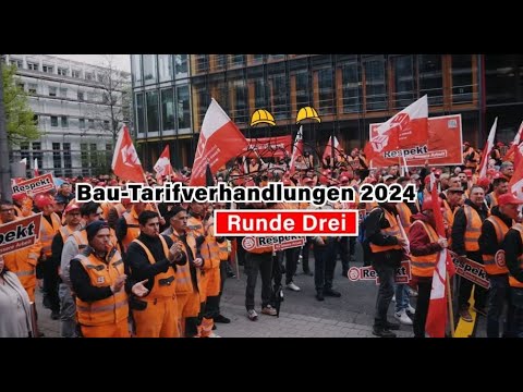 Bau-Tarifrunde 2024: Verhandlungsabbruch – Schlichtung kommt