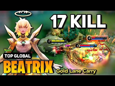 DEADLY! Beatrix Best Build 2023 [ Beatrix Gameplay Top Global ] By Vash. - Mobile Legends