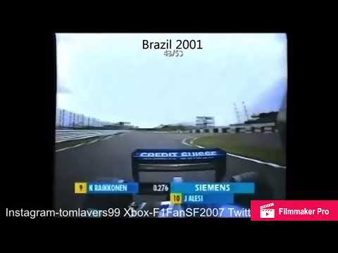F1 Raikkonen Crashes 2001-2015