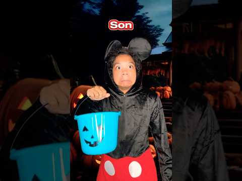 When your Mom Takes you Trick or Treating on Halloween 🎃 #short #comedy