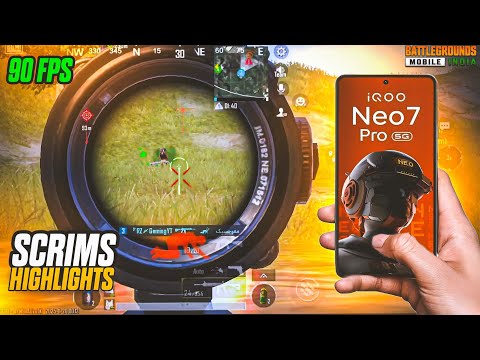 TOURNAMENT &amp; SCRIMS HIGHLIGHTS 💛 | CLUTCHES &amp; FRAGS 👽 IQOO NEO 7 PRO! BGMI/PUBG