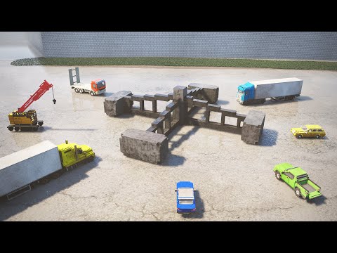 Large Spinner vs Cars #5 | Teardown