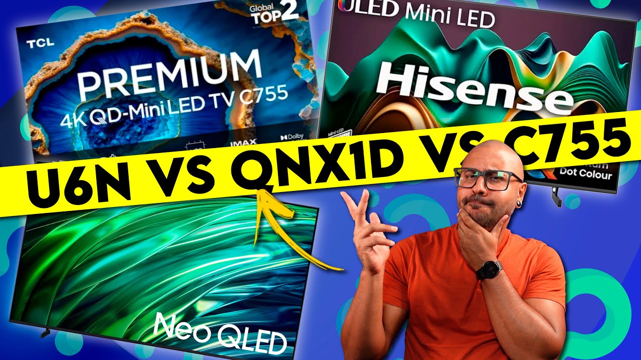 U6N C755 ou QNX1D? Toda TV vem com PELICULA na TELA? e MAIS! Respondendo Inscritos