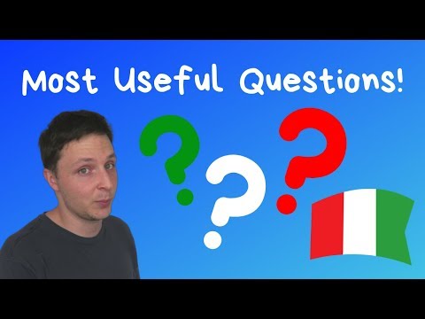 Most Common Questions in Italian!