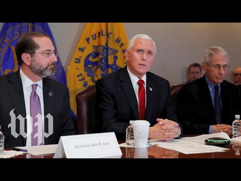ペンスとコロナウイルス対策本部がホワイトハウスでブリーフィングを開催 (Pence and coronavirus task force hold White House briefing)