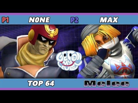 GOML 2022 Top 64 - n0ne (Captain Falcon) Vs. max (Sheik) SSBM Melee Tournament