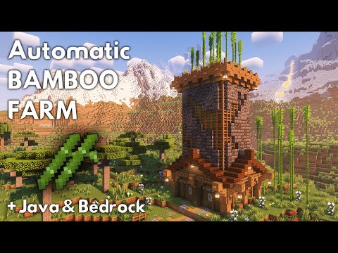 Minecraft BAMBOO FARM Tutorial [1.21] - MINECRAFT TUTORIAL