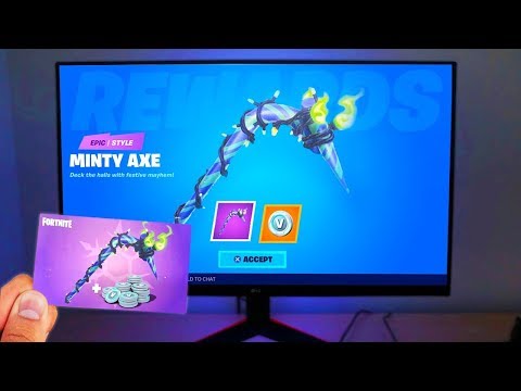 COLLECT THIS FREE ITEM in Fortnite! (MINTY AXE) Video