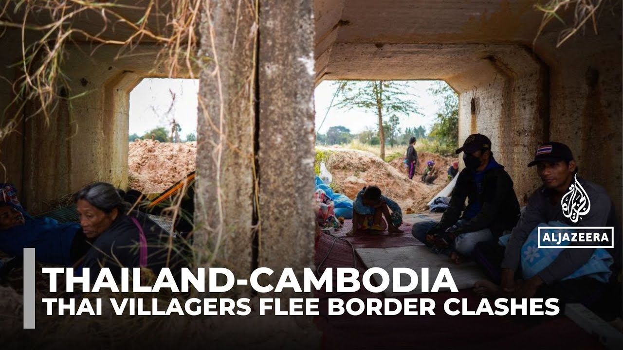 Thai villagers flee intense Cambodia border fighting as border shelling enters third day