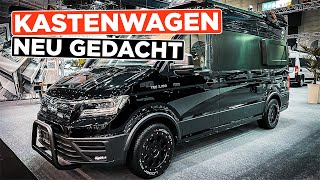 Genialer Wohnmobil Grundriss 2023 MegaMobil Mega Lounge 600 Kastenwagen | Caravan Salon