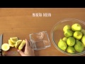 Una manera sencilla y eficaz de extraer jugo de un limón 