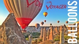 preview picture of video 'Hot Air Balloon Rides Over Cappadocia, Turkey - Timelapse'