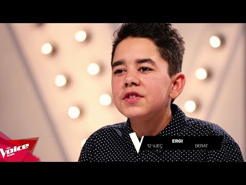 Ergi - Introduction video | The Blind Auditions | The Voice Kids Albania 2018