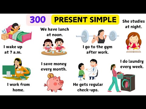 Present Simple made EASY For beginners \ Easy English lessons