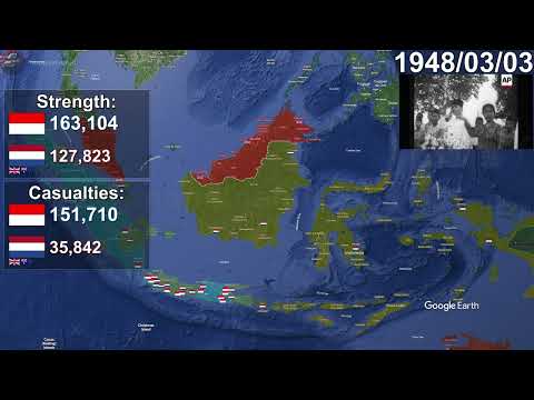 Indonesian War of Independence using Google Earth