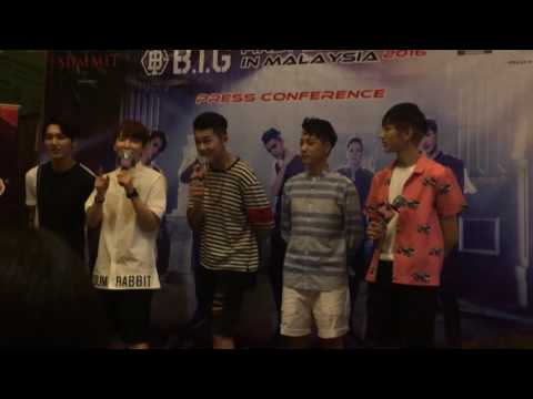 160722 B.I.G 비아이지 Press Conference