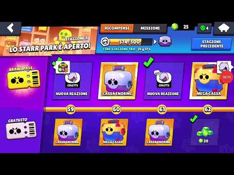 6 Skip luminosi Box opening Brawl stars
