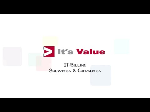 IT Billing Showback & Chargeback