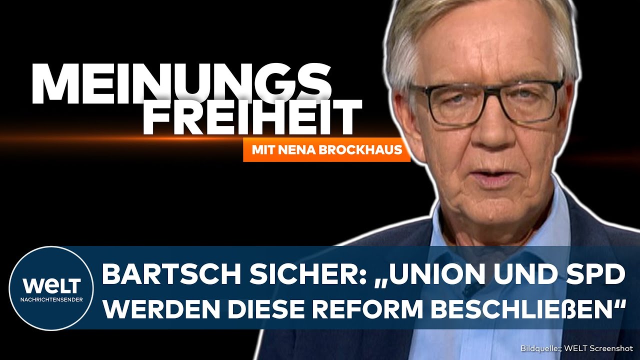 MEINUNGSFREIHEIT: Steile These! Dietmar Bartsch sicher! "Schwarz-Rot wird diese Reform beschließen"