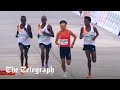 Runners appear to let Chinese contestant win Beijing half-marathon