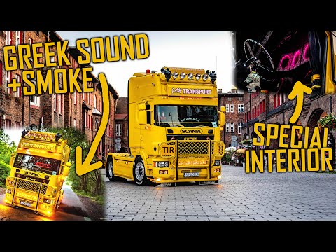 WALKAROUND & SOUND: Scania 164L 580++ // *Greek Style* *J&M Transport*