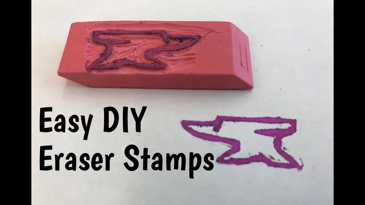 Cheap and Easy DIY Eraser Stamps