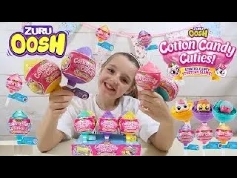 OOSH masė Slime Cotton Candy, ledinukų serija 1, mažas, asort., 8627SQ1 video