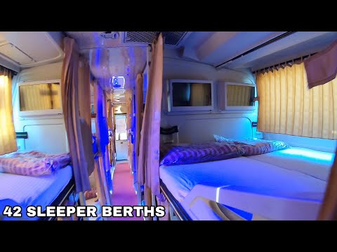 Volvo B11R Celeste Sleeper Bus | SMK Prakash | Orange Travels Premium Luxury Interiors & Exteriors Video
