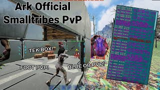 PVPING IN A TEK BOX! + PvP Highlights! | ARK Official Smalltribes PvP