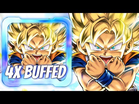 WHAT IS THIS DAMAGE!!! 4x ZENKAI BUFFED LF SSJ DAIMA GOKU SNIPES EVERYONE! (DB Legends)