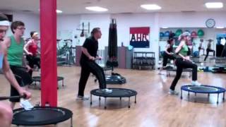 Mini trampoline rebounder