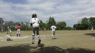 23-04-23 読売新聞旗⑥堰子ども会野球部