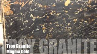 preview picture of video 'Magma Gold Granite Countertop by Troy Granite'