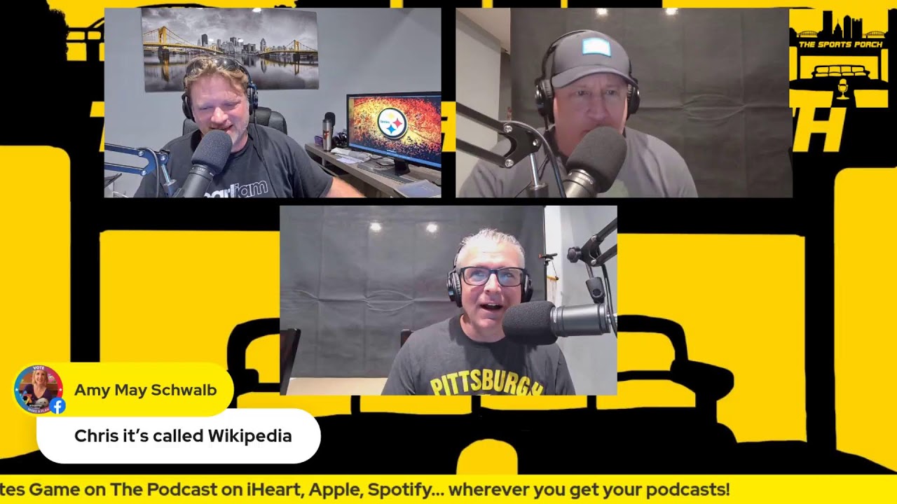 The Porch Is Live - Let's talk Indianapolis Indians (Pirates) And STEELERS CAMP