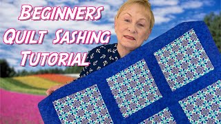 Basic Quilt Sashing Tutorial | The Sewing Room Channel