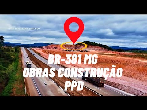BR - 381 OBRAS CONSTRUÇÃO PONTO PARADA E DESCANSO CIDADE BOM JESUS DO AMPARO MINAS GERAIS.