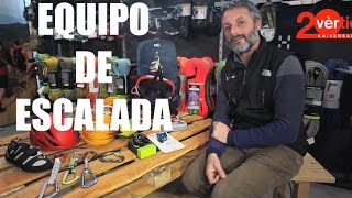¿Qué equipo necesitas para escalada deportiva?