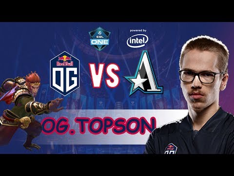 ESL Katowice OG VS Team Aster - OG Topson Monkey King Desolator Medallion - Dota 2