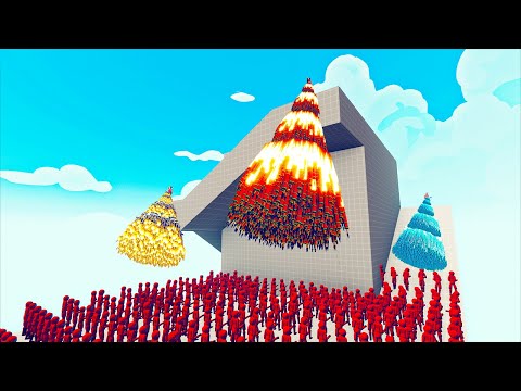 150x IMPOSTOR AMONG US + vs 4x EVERY GOD - Totally Accurate Battle Simulator TABS