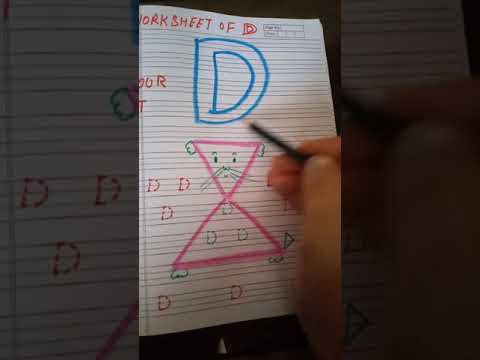 Letter of D🐕✍️ pre.nur.