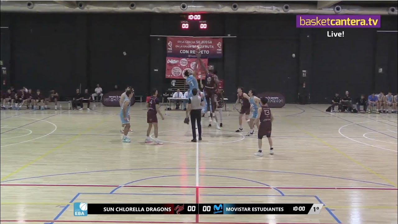 EBA. SUN CHLORELLA DRAGONS vs MOVISTAR ESTUDIANTES.- Liga EBA 2022/23