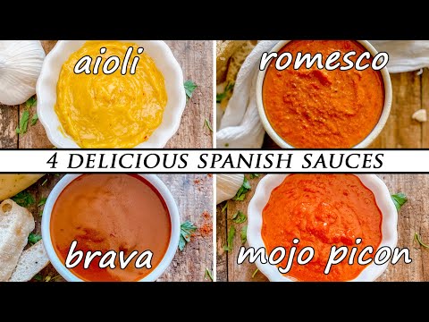 How to Make 4 CLASSIC SPANISH Sauces