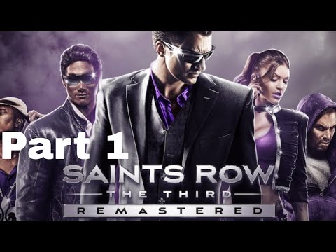 Saints Row The Third: Remastered  - Gameplay Complete Walkthrough Part 1 - PS4 - No Commentary