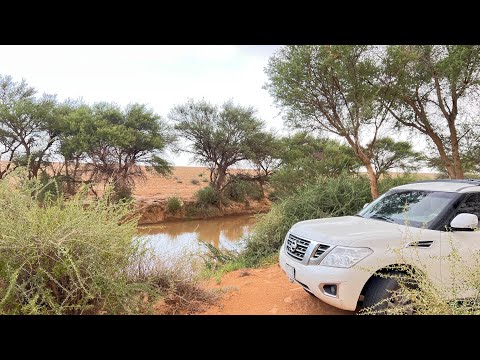 جولة يوم مكشاتية فيها امطار وبرد في شعيب الشوكي