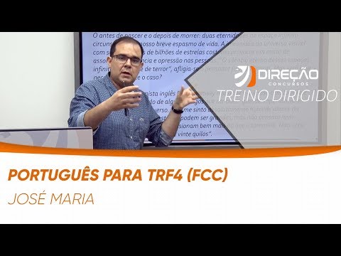 TREINO DIRIGIDO: Português em exercícios p/ TRF4 (FCC) | AO VIVO