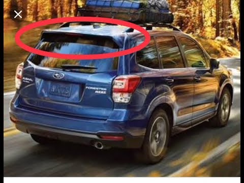 Subaru Forester Rear Wing Removal & Installation