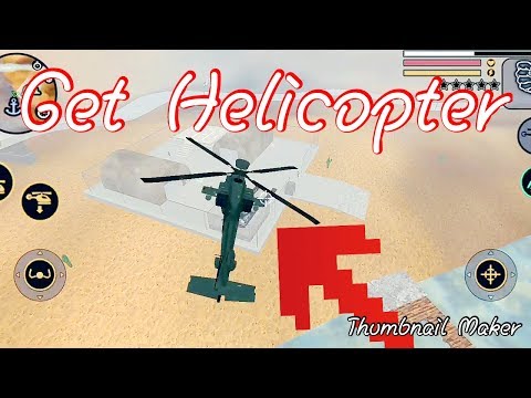 Vegas crime simulator helicopter and tank.