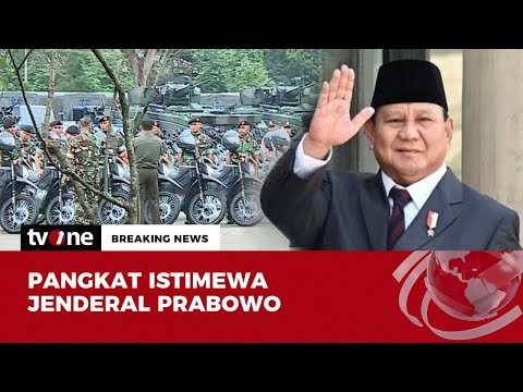Prabowo Terima Kenaikan Pangkat Jenderal Kehormatan TNI Hari Ini | Breaking News tvOne